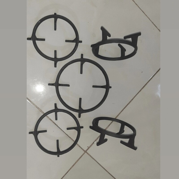 چدن اجاق گاز گرد دست کامل پنجره چدنی درجه 1